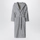 Tekla White And Black Striped Bathrobe