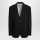 Ami Paris Black Single-Breasted Wool Jacket