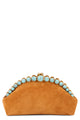 Cult Gaia Leather Clutch Handbag