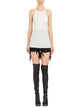Rick Owens Tank Top Racer In Cotone