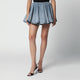 Haikure Flared Denim Mini Skirt
