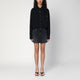 Haikure  Washed Black Tamu Mini Dress In Denim