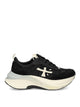 Premiata Black Calfskin Sneakers