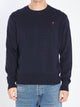 Ami Crewneck Sweater With Contrasted Am