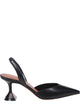 Amina Muaddi Holli Sling 70 Black Polka-Dot