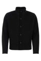 Homme Plisse Black Polyester Cardigan
