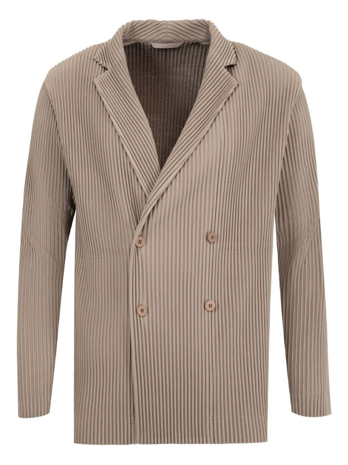Homme Plisse Homme Plisse Issey Miyake Pleated Double-Breasted Blazer
