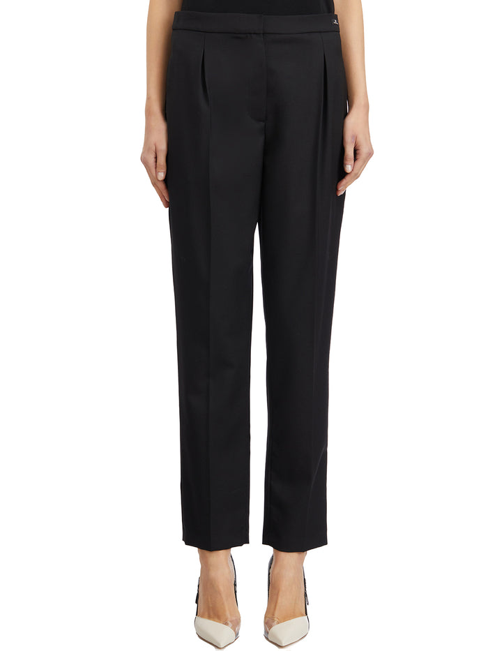 Elisabetta Franchi Straight Trousers With Darts