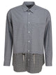 Comme Des Garçons Homme Plus White Black Cotton Shirt