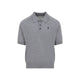Ami Paris Grey Contrasted Adc Merino Wool Polo