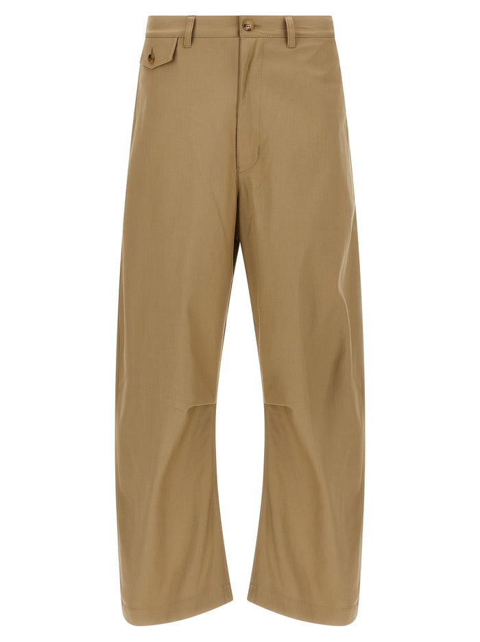 Comme Des Garҫons Homme Curved Leg Pants
