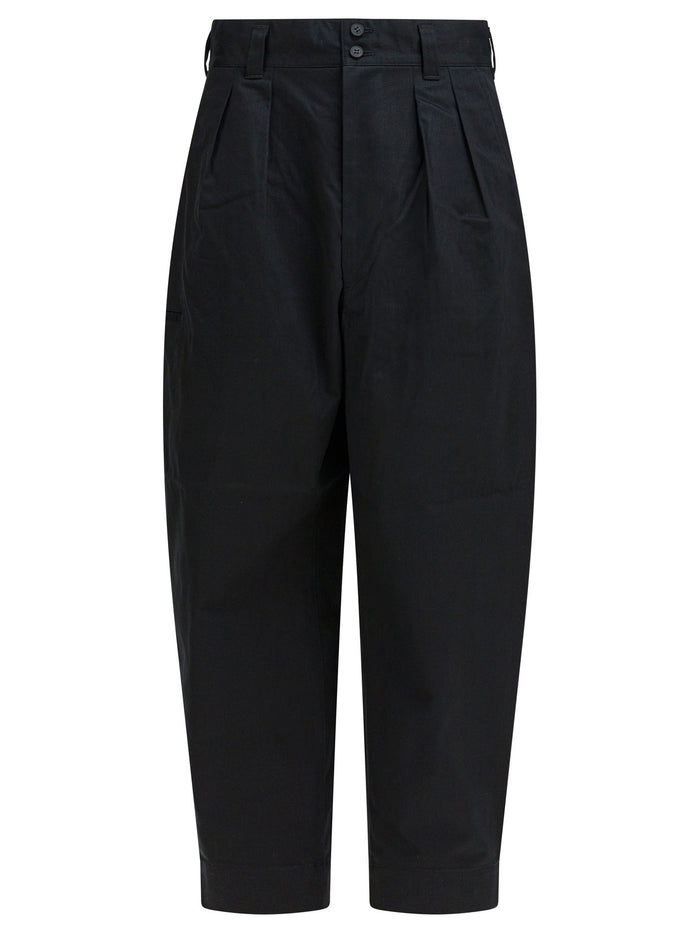 Comme Des Garçons Homme Plus Black Cotton Trousers