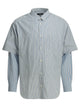 Comme Des Garçons Homme Plus Striped Casul Shirt