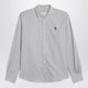 Ami Paris Ami De Coeur Striped White Shirt
