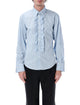 Ami Paris Ami Paris Ruffled Stripe Shirt