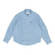 Ami Paris Adc Blue Cotton Long Sleeve Shirt