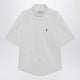 Ami Paris White Boxy Short Sleeve Cotton Shirt
