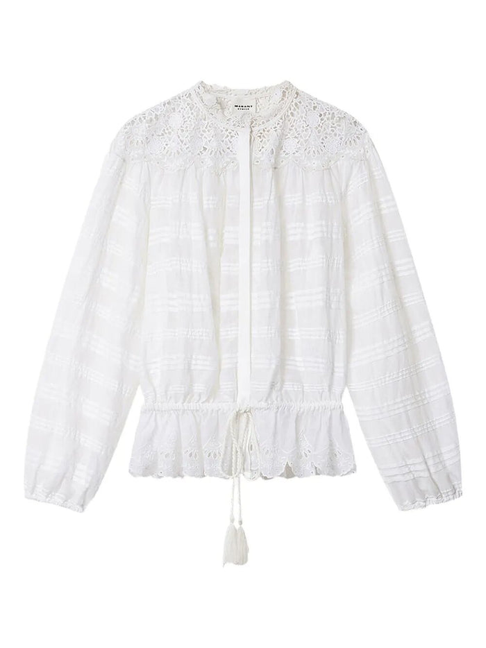 Isabel Marant White Cotton T-Shirt