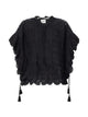 Isabel Marant Etoile Payton Black Embroidered Blouse