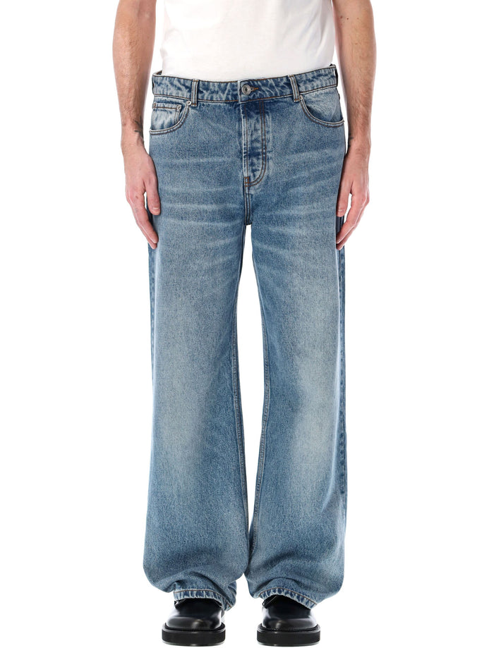 Ami Paris Jeans With A Wide-Leg Cut