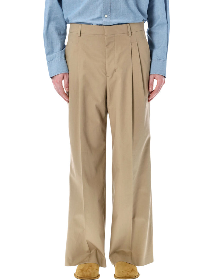 Ami Paris Low Waist Wide Trousers
