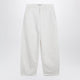 Ami Paris Cream White Denim Trousers