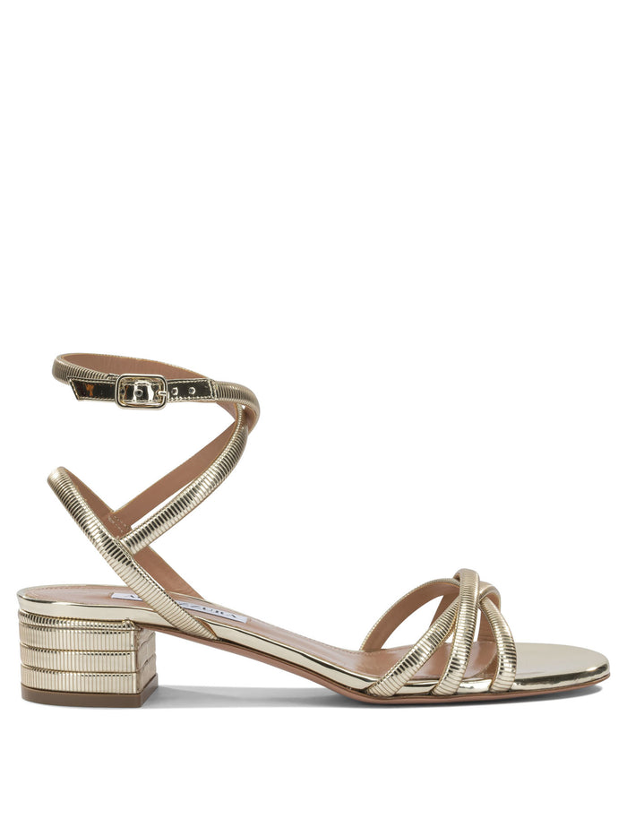 Aquazzura "Heatweave 35Mm" Heeled Sandals.