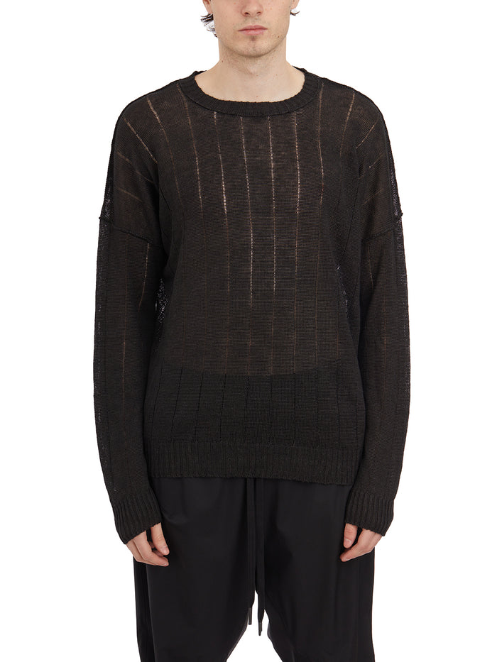Isabel Benenato Maglia Girocollo In Lino