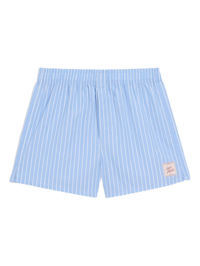 Ami Paris Stripes Popelin Short