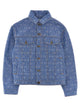 Moschino Kid Teen 'Logo' Denim Jacket