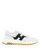 Hogan White Calfskin Sneakers