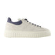 Hogan H-Stripes Grained Leather Sneakers