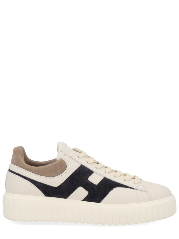 Hogan H-Stripes Leather Sneakers