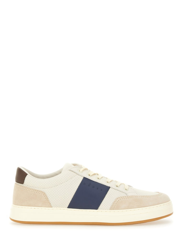 Hogan Sneaker H668 In Leather And Suede