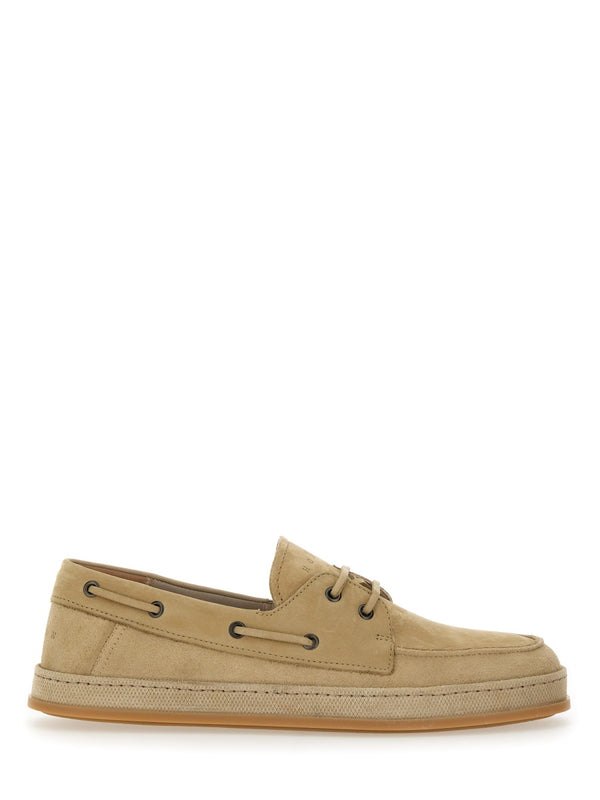 Hogan Leather Flat Shoes