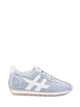 Hogan Grey Suede Lace Up Flat Shoes