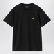 Carhartt Wip S/S Chase Black Cotton Tshirt