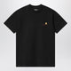 Carhartt Wip Black S/S American Script Tshirt