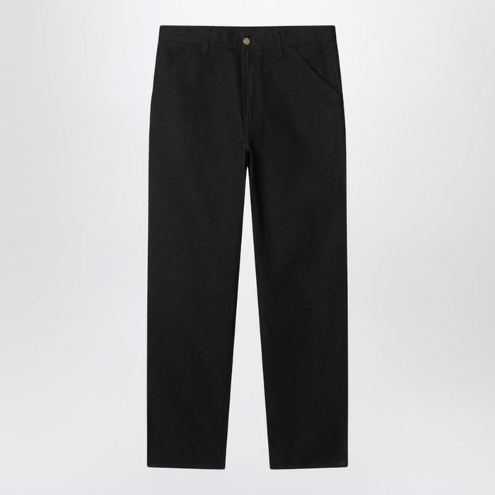 Carhartt Wip  Single Knee Pant Black Rinsed In Organic Cotton