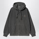Carhartt Wip Nelson Black/Garment Dyed Zipup Sweatshirt