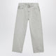 Carhartt Wip Landon Stonewashed Denim Pants In White