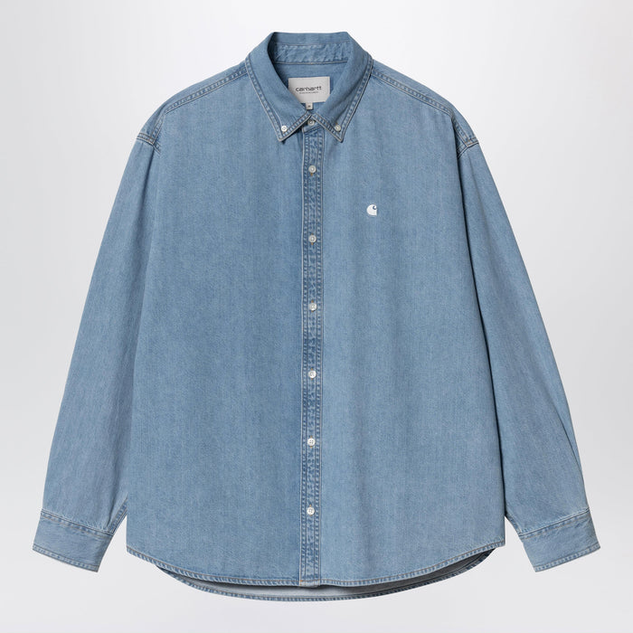 Carhartt Wip L/S Lucas Shirt Blue/Bleached