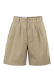 Carhartt Wip Cotton Shorts With Pleats
