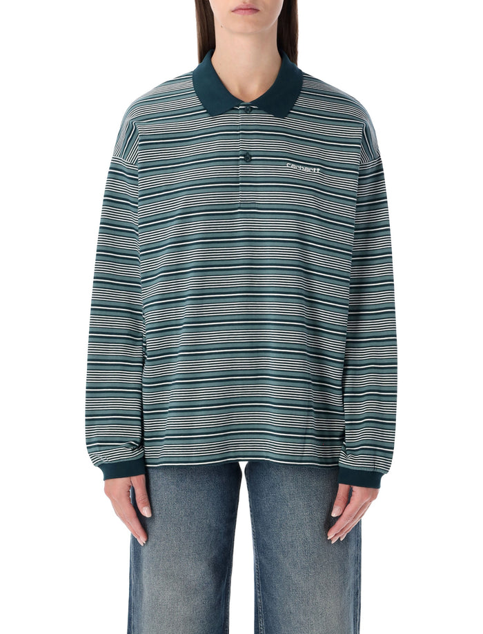 Carhartt Wip Carhartt Wip Striped L/S Largo Polo Shirt