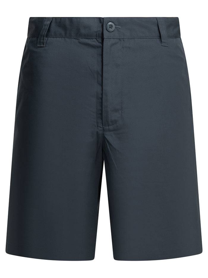 Carhartt Wip Calder Five-Pocket Blue Polyester Cotton Shorts