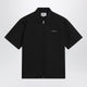 Carhartt Wip S/S Postal Zip Shirt In Polycotton, Black