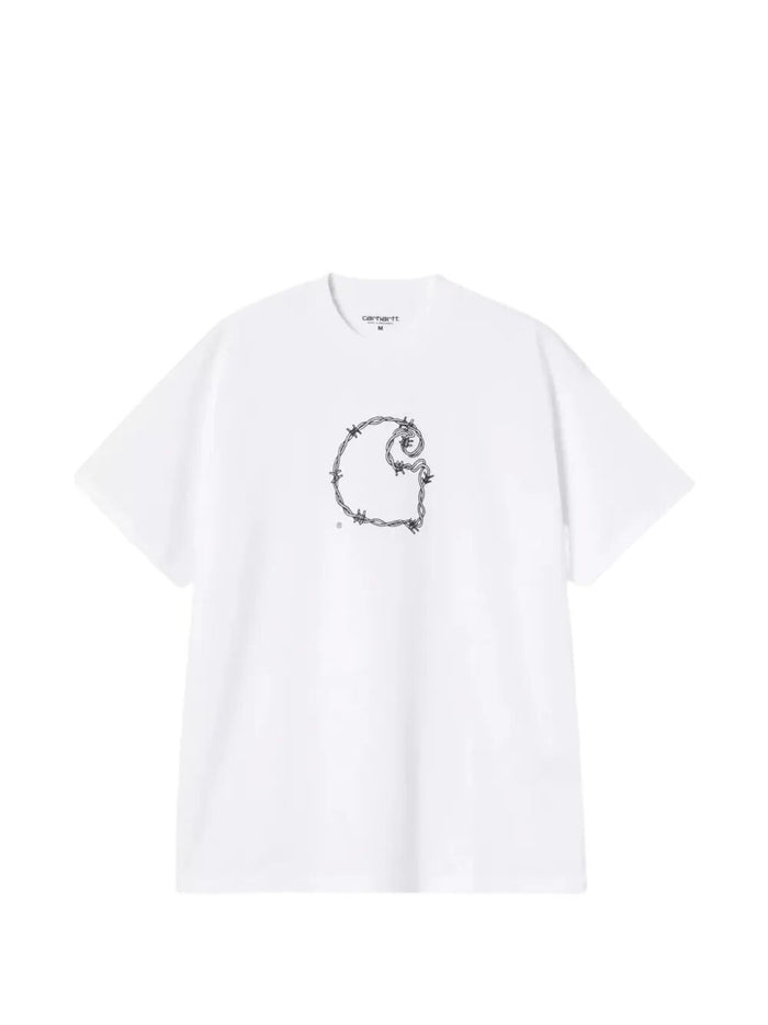Carhartt Wip Logo Cotton T-Shirt