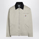 Carhartt Wip Og Detroit Jacket In Cotton Twill, Black Rinsed