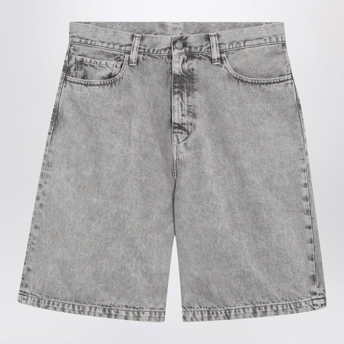 Carhartt Wip Landon Loosefit Denim Shorts In Grey