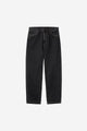 Carhartt Wip Aaron - Relaxed Fit Black Denim Jeans